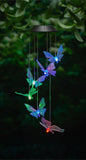 Silver Butterfly Solar Mobile
