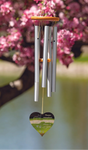 Cat Forever Heart Remembrance Chime