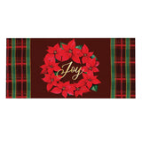 Plaid Joy Wreath Sassafras Switch Mat