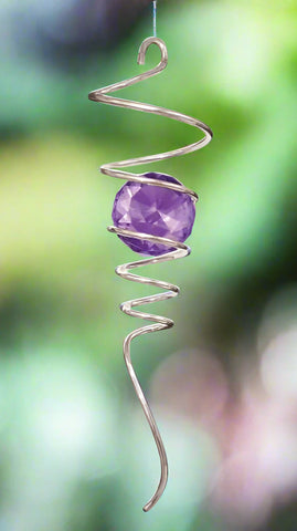 Spinfinity Spiral Tail - Silver Purple