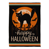 Moonlit Black Cat Suede House Flag