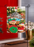 Cookie Thief Suede Garden Flag