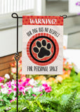 Loving Dog Suede Garden Flag