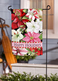 Blooming Winter Suede Garden Flag