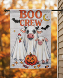 BOO Crew Suede House Flag
