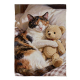 Catnap Suede Garden Flag