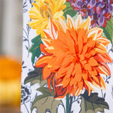 Fall Floral Toile Everlasting Applique  Garden Flag