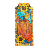 Fall Pumpkin Everlasting Applique Garden Flag
