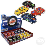 Diecast 5" Hippie VW Beetle Cars