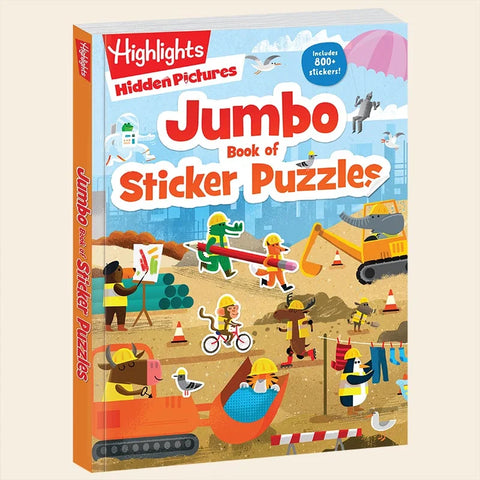 Jumbo Book of Sticker Puzzles