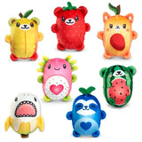Bubble Stuffed Plush Fruit Mashup Squishies