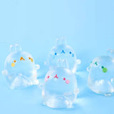 Molang Clear Mochi Squishy Figure Fidget Toy