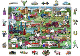 WoodenCity: Vintage Cars Puzzle