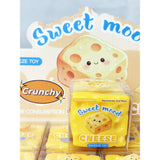 Crunchy Cheese Cube Squishy