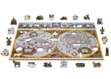 WoodenCity: Nova Terrarum Antique Map Puzzle