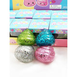 Maltose Glittered Poop Squishy Toy