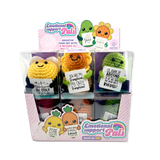Emotional Support Crochet Plush Pals Boxed 12 Display at The Sky's the Limit