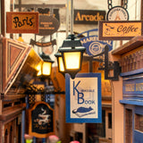 DIY Miniature House Kit: Paris Arcade Dating