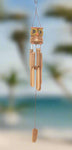 Bamboo Owl Wind Chime