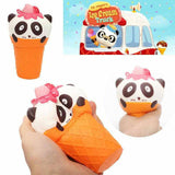 Panda Ice Cream Cone Squishy