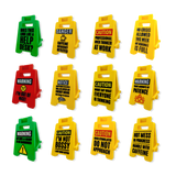 2" 3D Standing Mood Caution Sign