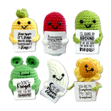 Emotional Support Crochet Plush Pals Boxed 12 Display at The Sky's the Limit