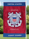 U.S. Coast Guard Applique Garden Flag