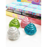Maltose Glittered Poop Squishy Toy
