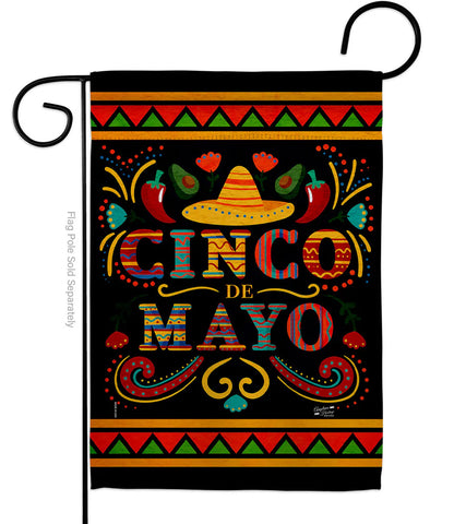 Fiesta De Mayo Garden Flag