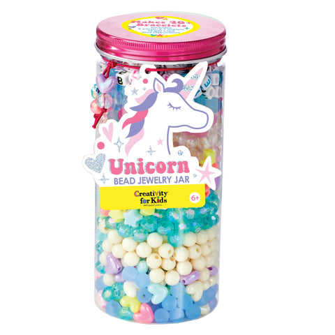 Bead Jar Unicorn