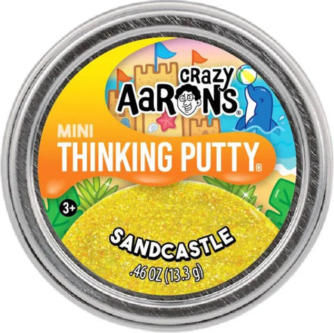 CRAZY AARON'S SANDCASTLE MINI TIN THINKING PUTTY