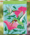 Hummingbirds Polyester House Flag