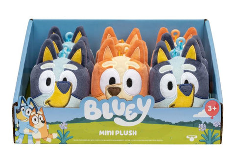 Bluey Clip-On Plush Key Chains