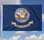 Navy 3' x 5' Nylon Grommet Flag
