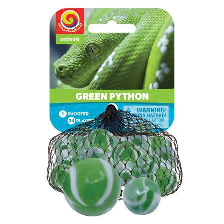 GREEN PYTHON MARBLES