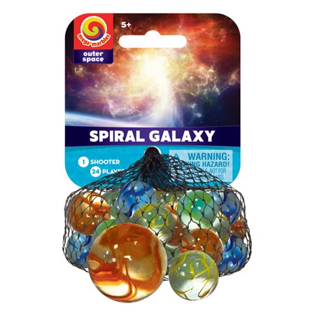SPIRAL GALAXY MARBLES