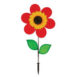 12" Red Sunflower Spinner