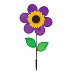 12" Purple Sunflower Spinner