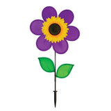 12" Purple Sunflower Spinner