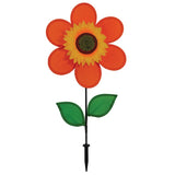 12" Orange Sunflower Spinner