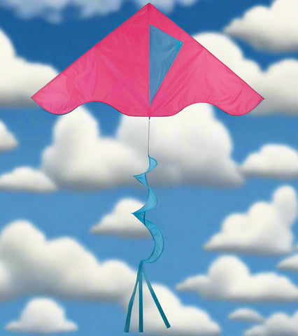 Pink Colorblock Delta Kite