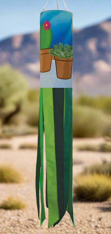 Succulents 40" Windsock