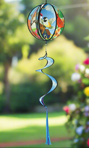 Bird Combo Hanging Ball Spinner