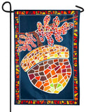 Mosaic Acorn Garden Flag