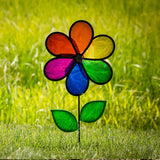 Rainbow Sparkle Flower 12" Spinner