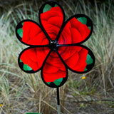 Flower 14 Rose W Leaves Spinner at The Sky's the Limit