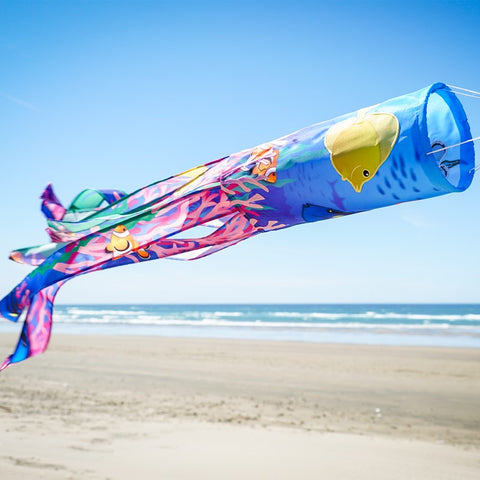 Tropical Fish 40" Illusion Windsock