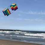 Classic Rainbow Stripe Box Kite