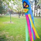 Butterfly & Flowers 40" Windsock