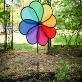 19" Rainbow Dazy Flower Spinner